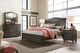 aspenhome® Oxford Peppercorn California King Sleigh Storage Bed-1