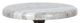 Fairfield® Sundries Fleur Warm Gray Drink Table with Rustic Black Base-4