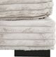 Primo™ International Cuddler Grey Chaise Lounge with Cupholder and USB Ports-5