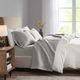 Olliix by Madison Park Grey Twin XL 3M Microcell All Season Moisture Wicking Lightweight Sheet Set-5