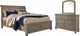 Signature Design by Ashley® Lettner 3-Piece Light Gray Queen Storage Sleigh Bed Set-0