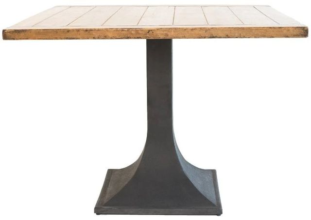 Nest Home Collections Jack Antique Natural Counter Table with Iron Base-1