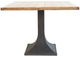 Nest Home Collections Jack Antique Natural Counter Table with Iron Base-1