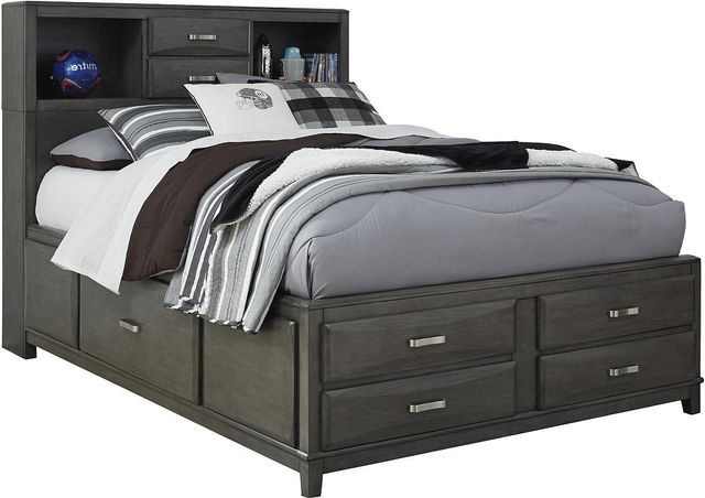 Signature Design by Ashley® Caitbrook 2-Piece Gray Full Storage Bed Set-1
