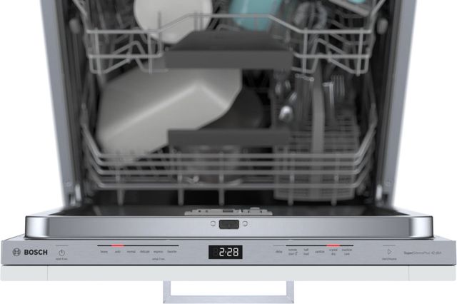 Bosch® 800 Series 24" Panel Ready Top Control Built In Dishwasher-3