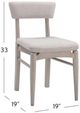 Bassett Mirror Horizons 2-Piece White Dining Chair-5