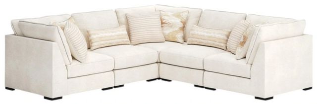 Donelson Creek 5 Piece Sectional - Vanilla