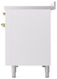 Ilve® Nostalgie II Series 48" White Pro Style Induction Range-4