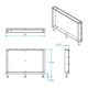 Kalamazoo™ Outdoor Gourmet Signature Series 48" Marine-Grade Stainless Steel Appliance Back Panel-1