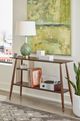 Wildwood Lamps Natural White/Metallic Gold Rectangle Merle Box-3
