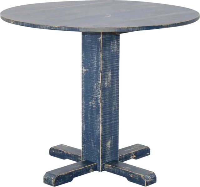 Sunny Designs™ Marina Ocean Blue Drop-Leaf Table-0