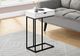 Monarch Specialties Inc. White 25"H Drawer C Table with Black Metal Base-3