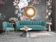 TOV Furniture Daisy Petite Sea Blue Velvet Sofa-4