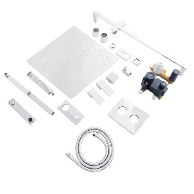 ZLINE Bliss Chrome Shower System with 16" Oversized Shower Head-1