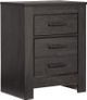 Signature Design by Ashley® Brinxton Charcoal Nightstand-0