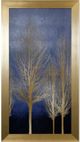 StyleCraft Trees Blue/Gold Wall Art-0