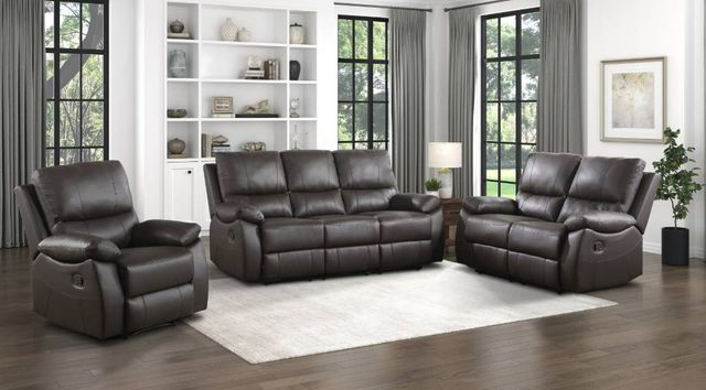 Homelegance® Dawson Brown Manual Recliner -1