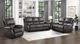 Homelegance® Dawson Brown Manual Recliner -1