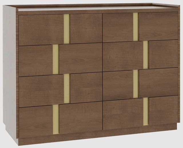 Country View Woodworking Verrado 55" Plinth Base 8-Drawer Dresser-0