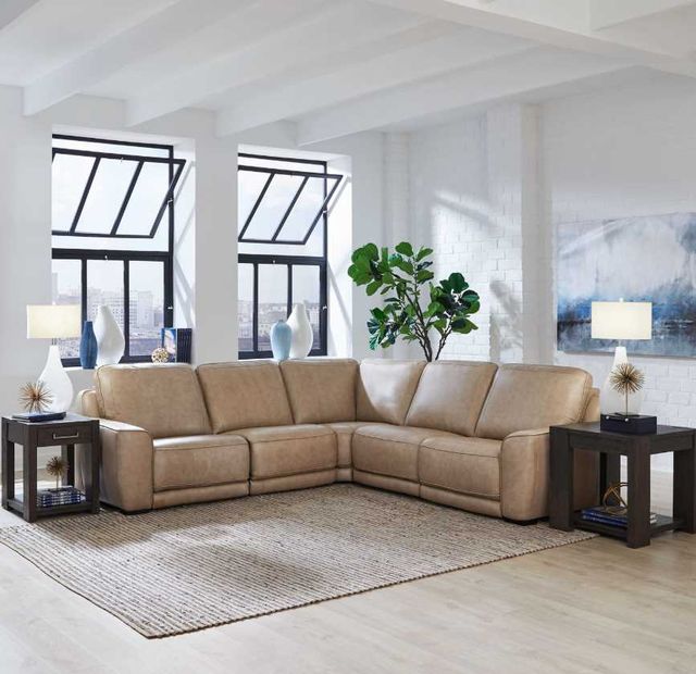 Liberty Furniture Blake 5-Piece Sophia Oatmeal Power Reclining Sectional-2