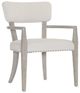 Bernhardt Albion Pewter/White Arm Chair-0