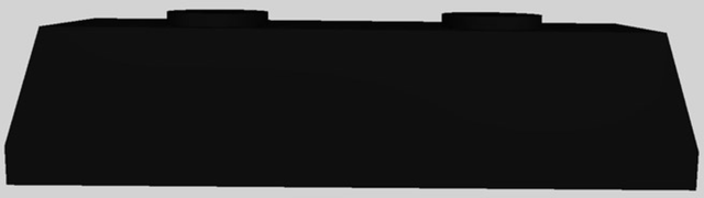 Vent-A-Hood® 54" Black Wall Mounted Liner Insert-3