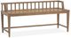 Magnussen Home® Lindon Belgian Wheat Arm Bench with Low Back-0