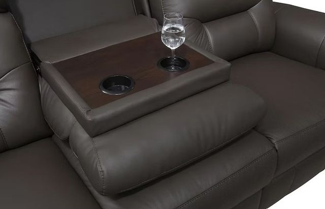 IFDC 8140 Soft Brown Power Recliner Sofa -2
