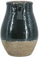 A & B Home Green Terracotta Accent Vase with Small Handles-2