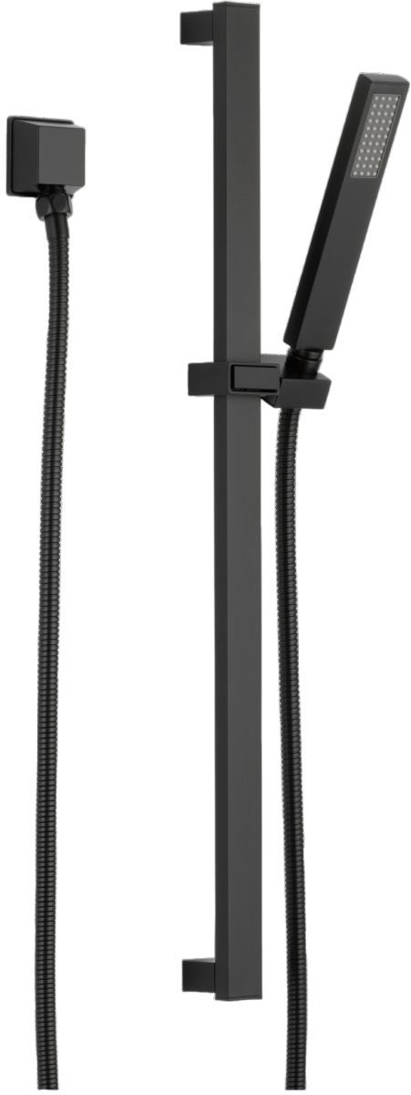 Brizo Siderna® Matte Black Single-Function Slide Bar Hand Shower-0