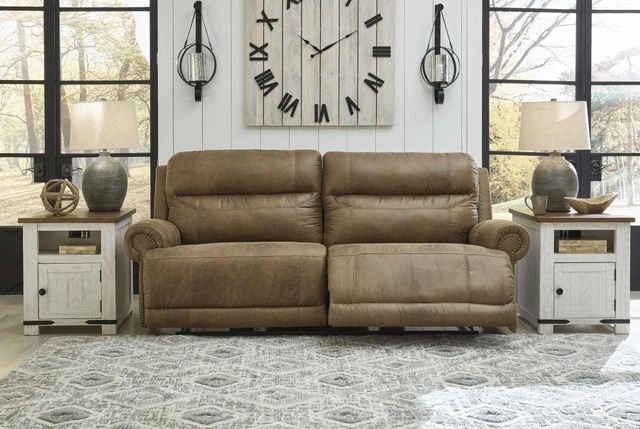 Signature Design by Ashley® Grearview Earth Power Reclining Sofa-4