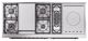 Ilve® Nostalgie II Noblesse 60'' Stainless Steel Pro Style Dual Fuel Range with Burnished Trim-4