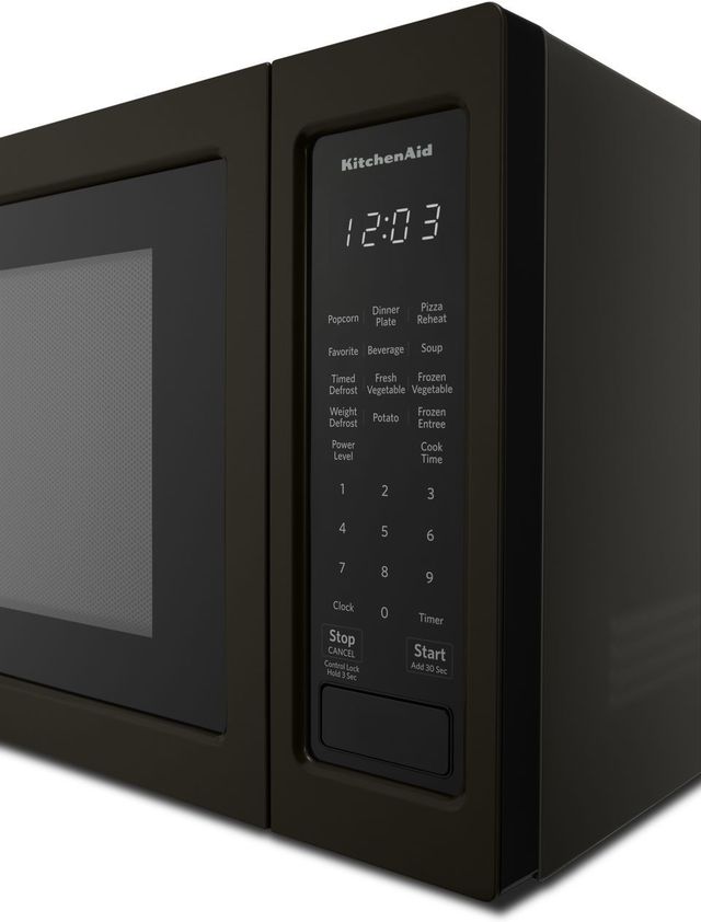 KitchenAid® 1.6 Cu. Ft. Black Stainless Steel with PrintShield™ Finish Countertop Microwave-4