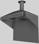 Vent-A-Hood® A Series 48" Gunsmoke Retro Style Wall Mounted Range Hood-2