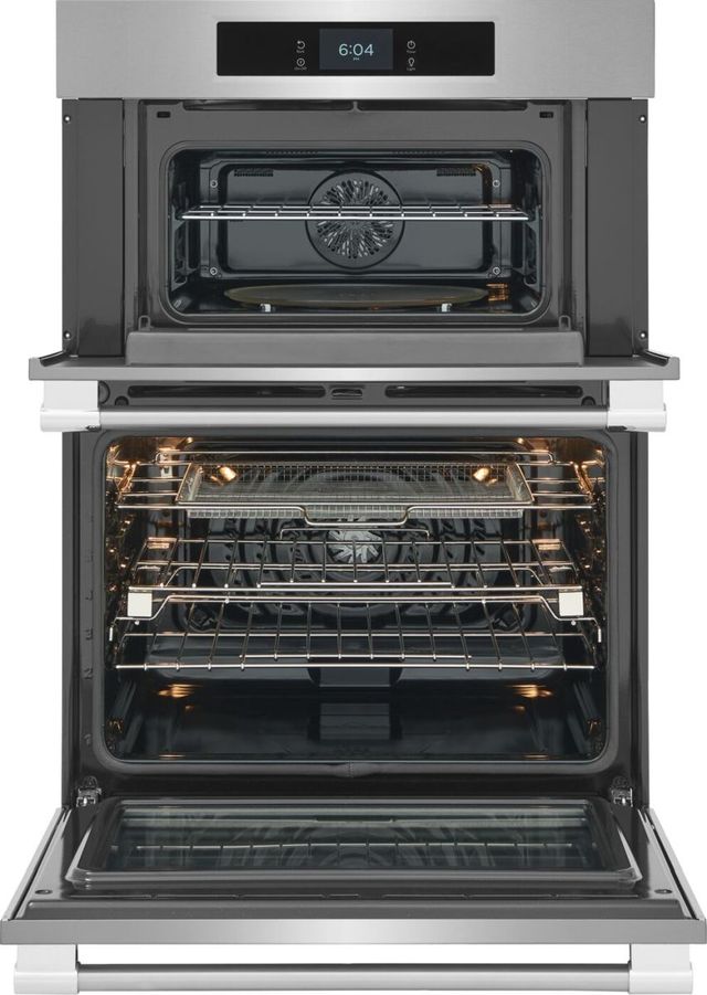 Frigidaire® Professional 30" Smudge-Proof® Stainless Steel Microwave Combination Electric Wall Oven-1