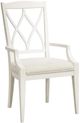 Riverside Furniture Myra Paperwhite Upholstered Dining Arm Chair-0