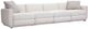 TOV Furniture Perry Cream 124" Sofa-0