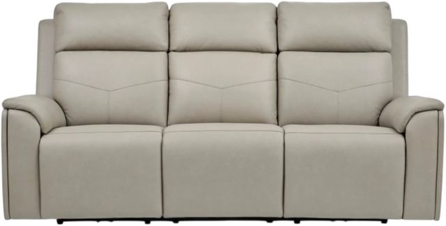 Flexsteel® Vernon Beige Power Reclining Sofa-2