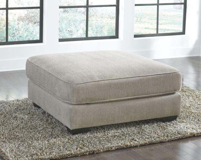 Benchcraft® Ardsley Pewter Oversized Accent Ottoman-3