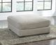 Benchcraft® Ardsley Pewter Oversized Accent Ottoman-3