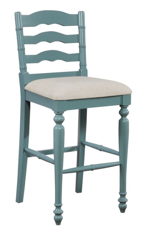 Linon Marino Antique Blue Bar Stool-0