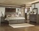 Signature Design by Ashley® Juararo 5-Piece Dark Brown California King Panel Bed Set-5