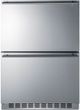 Summit® 3.7 Cu. Ft. Stainless Steel Freezer Drawer -0