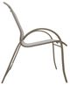 Telescope Casual Aruba Abalone/Beachwood Aluminum/Fabric Outdoor Sling Stacking Arm Chair-2