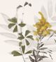 StyleCraft Wild Foliage Brown/Dark Gray/Light Gray Natural Wall Art-1