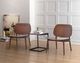 Zuo® Modern Priest Walnut Lounge Chair-4