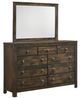 New Classic® Home Furnishings Blue Ridge 4-Piece Rustic Gray Eastern King Bedroom Set-4