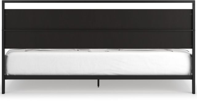 Signature Design by Ashley® Dontally Gray/Black King Platform Bed-1