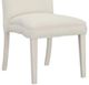 Fairfield® Customizable Entree Dining Concave Tall Back Armless Stack Chair with Linen Legs-2