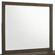 Elements International Hendricks 2-Piece Walnut Dresser and Mirror Set-2